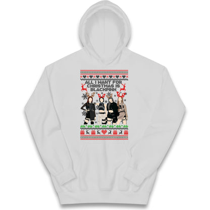 BlackPink Christmas Kids Hoodie