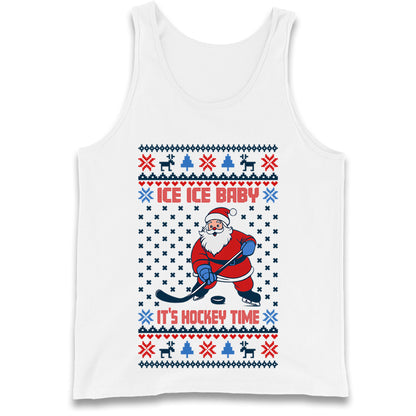 Hockey Christmas Tank Top