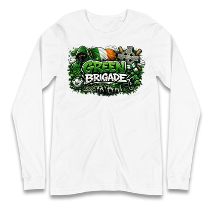 Celtic Green Brigade Football Longsleeve T Shirt 