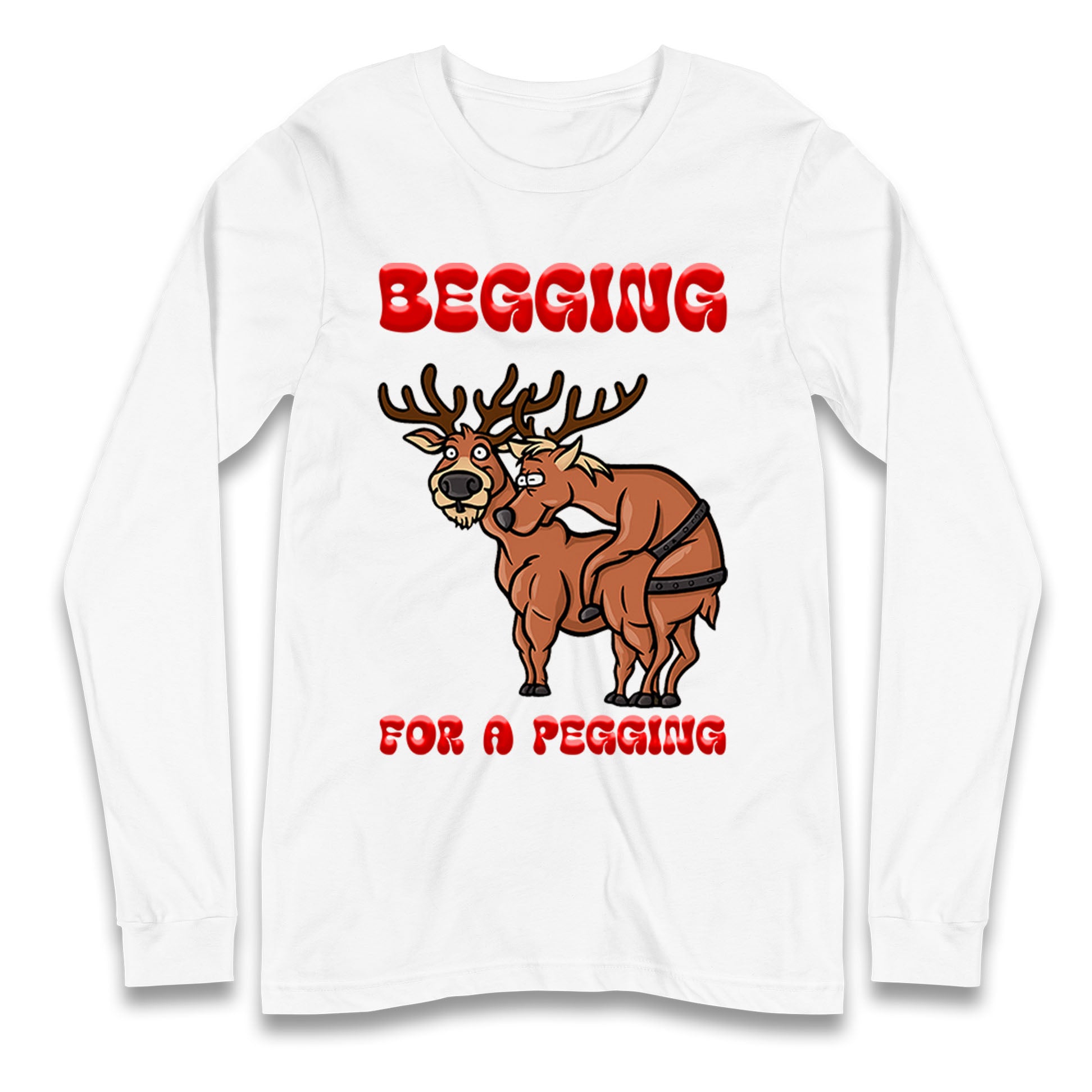 Deer Christmas Longsleeve T Shirt