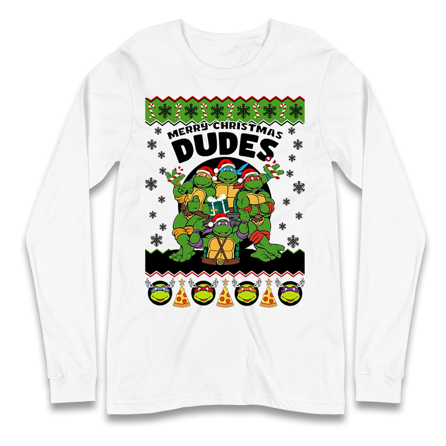 Ninja Turtles Christmas Longsleeve T Shirt