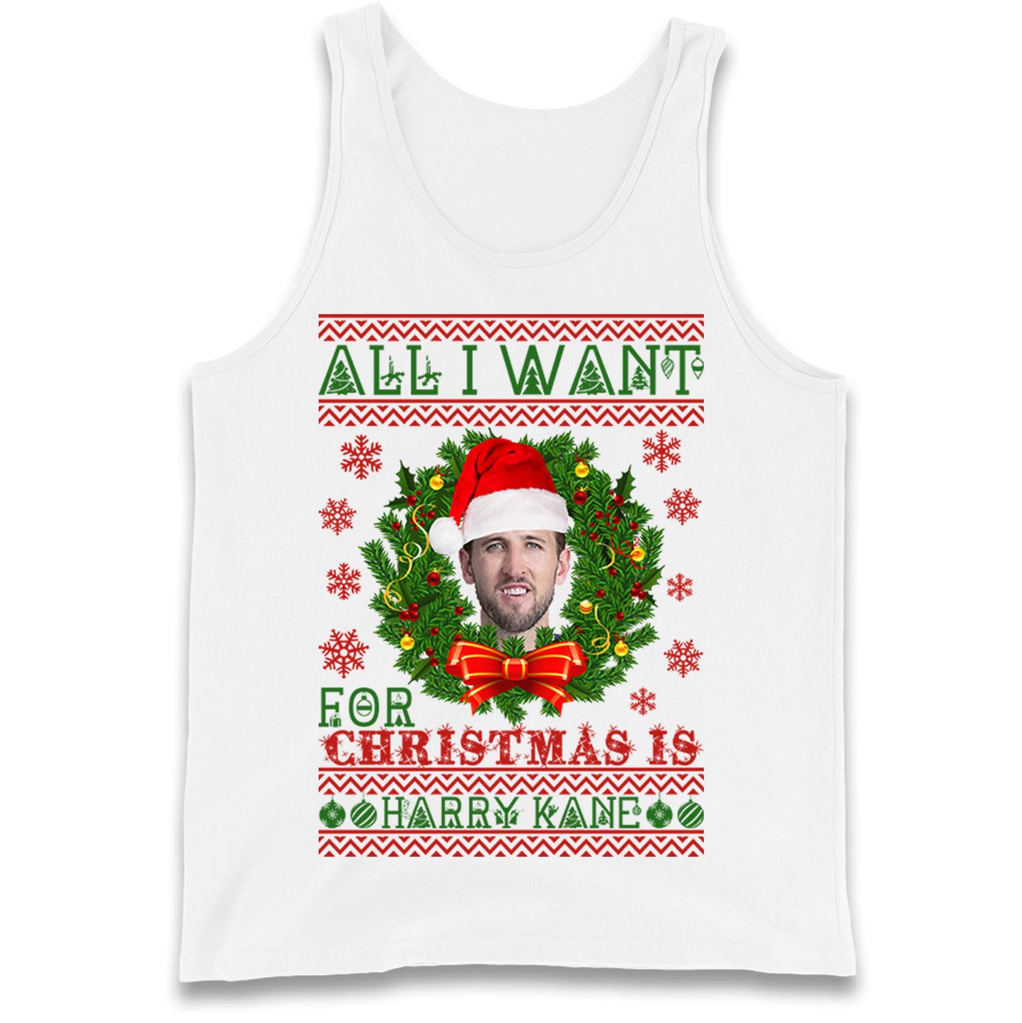 harry kane christmas tank top