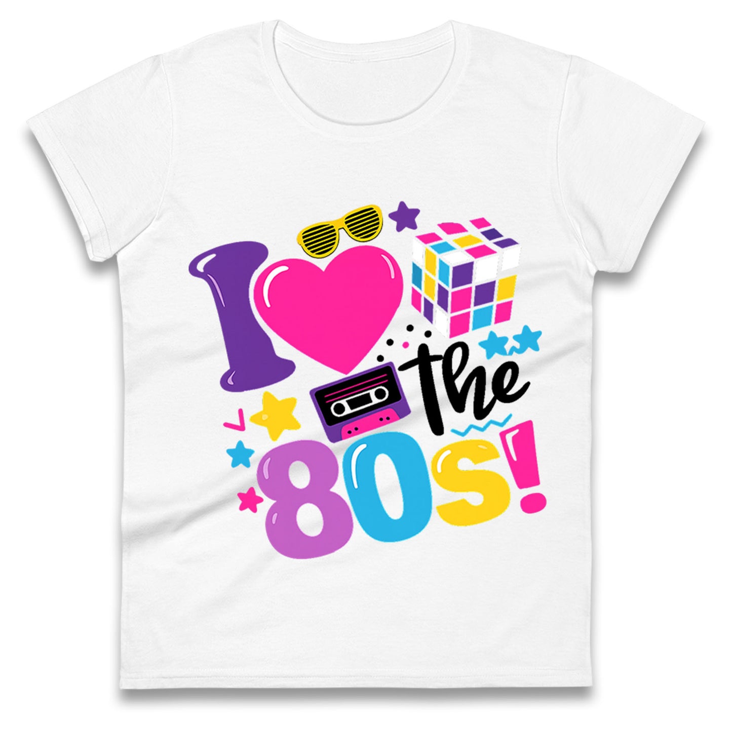I Love The 80's Ladies T Shirt 