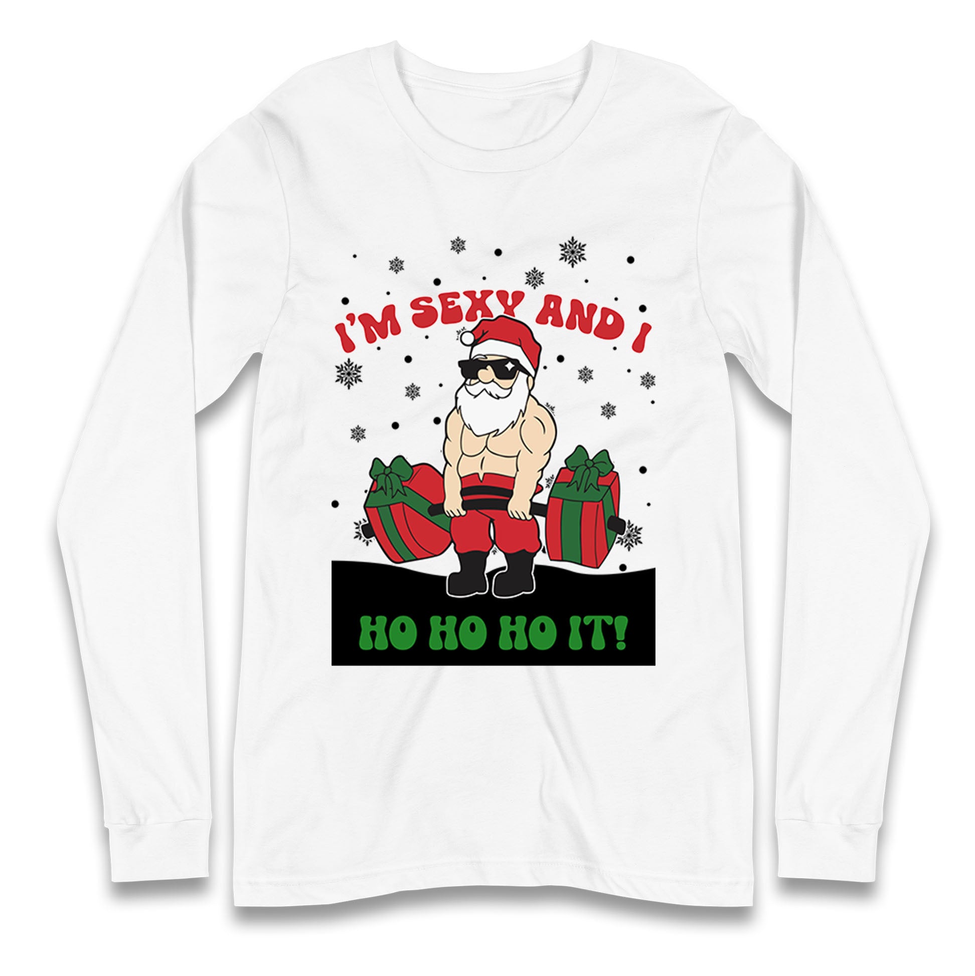 Santa Claus Ho Ho Ho Longsleeve T Shirt