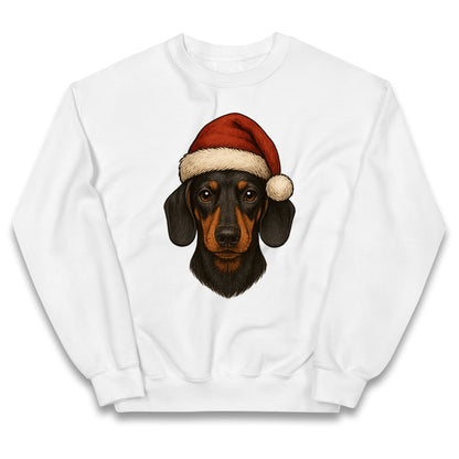 Dachshund Christmas Kids Jumper