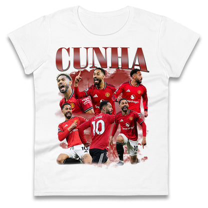 Matheus Cunha Manchester United Ladies T Shirt