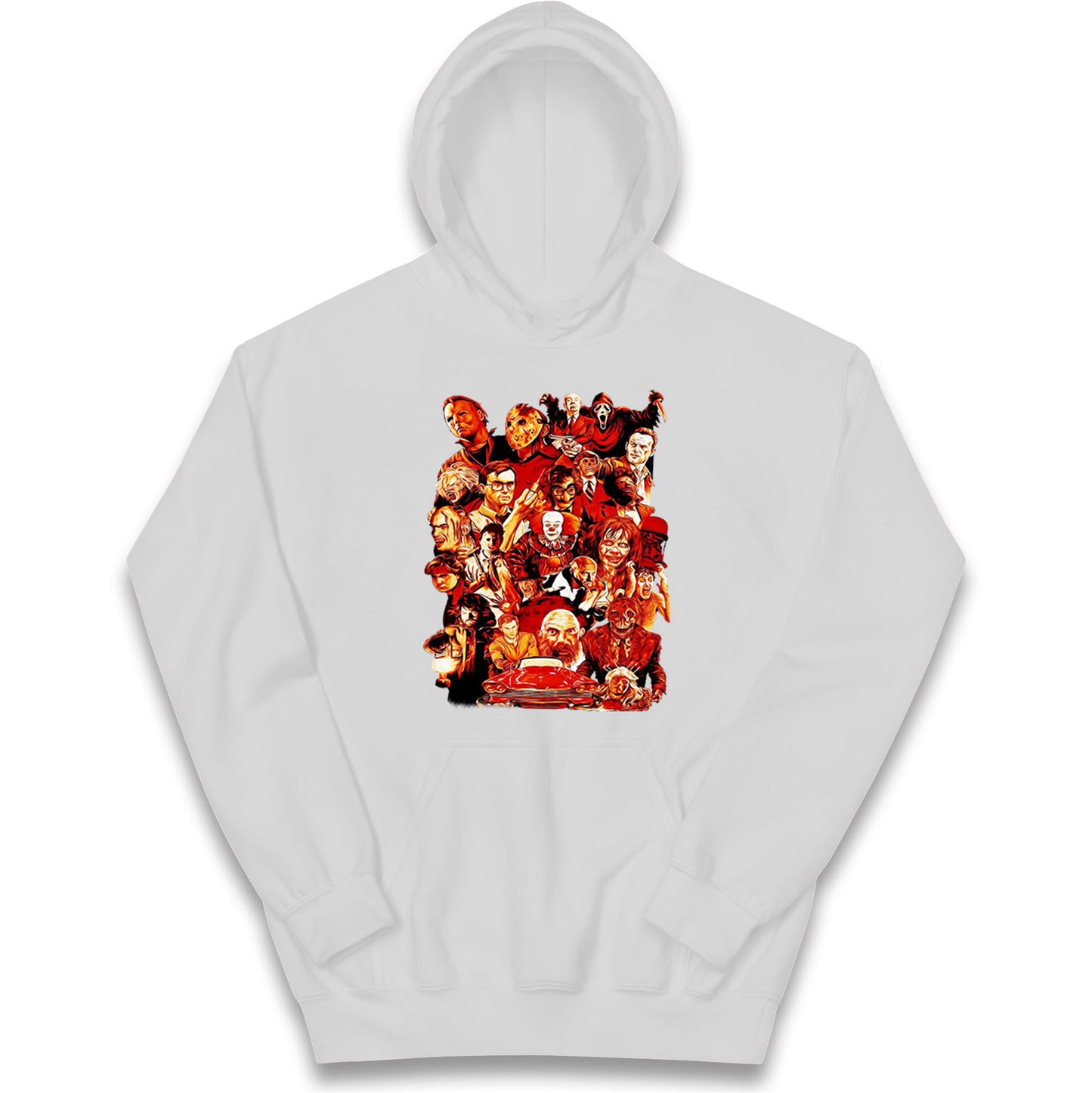 Horror Characters Halloween Kids Hoodie