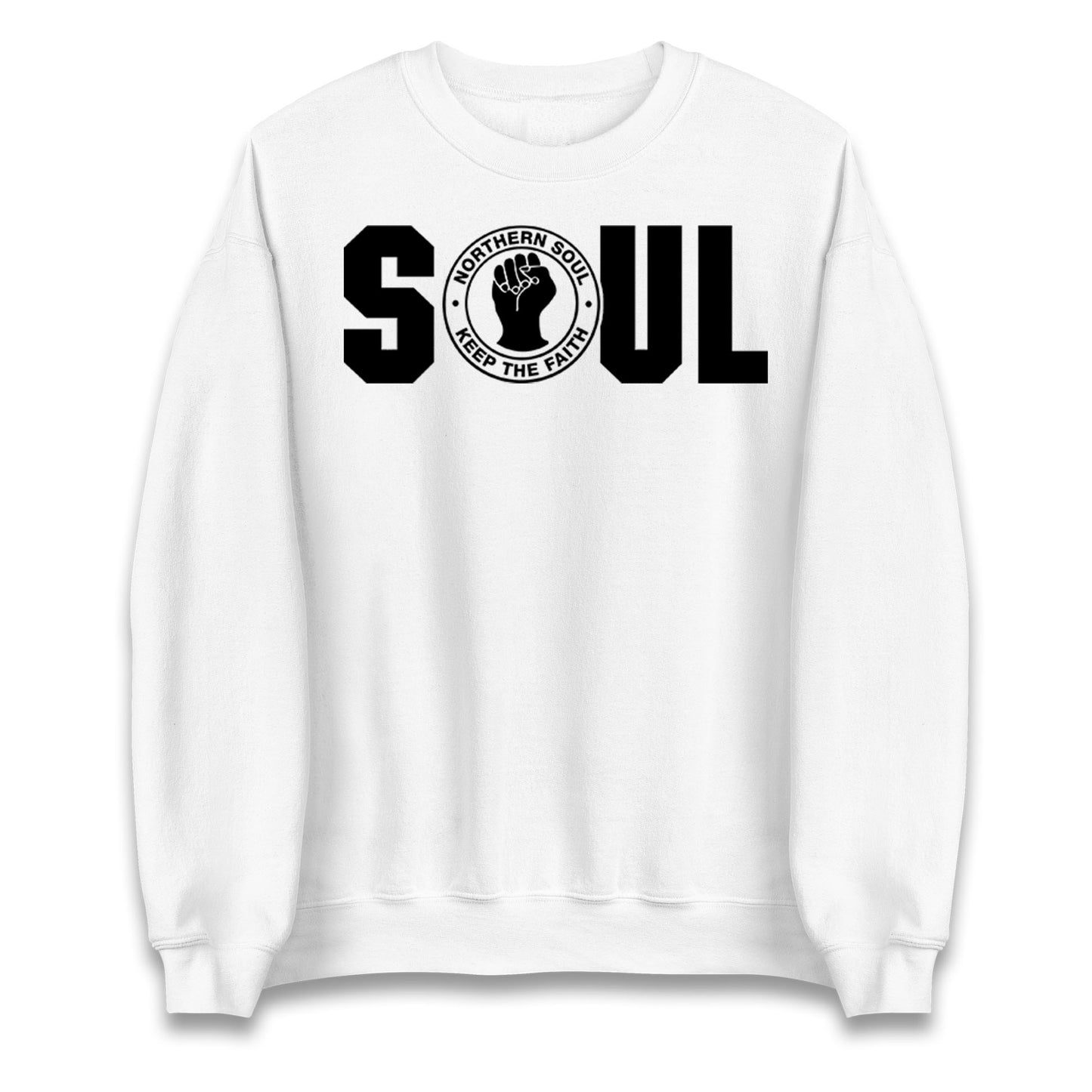 Northern Soul Keep The Faith Logo Jumper