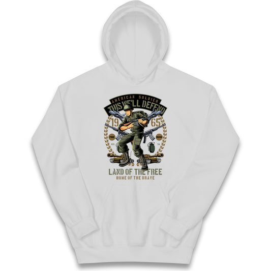 American Soldier Kids Hoodie