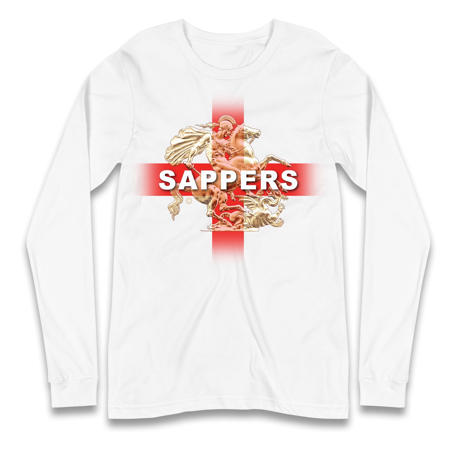 Royal Engineers Sappers England Longsleeve T Shirt