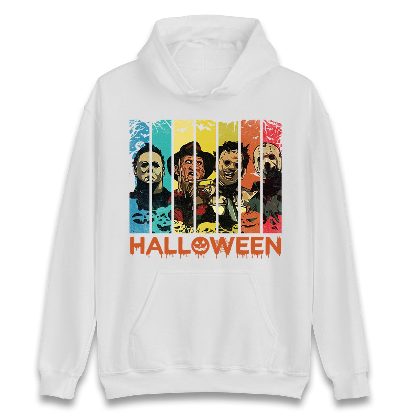 Vintage Villains Halloween Unisex Hoodie