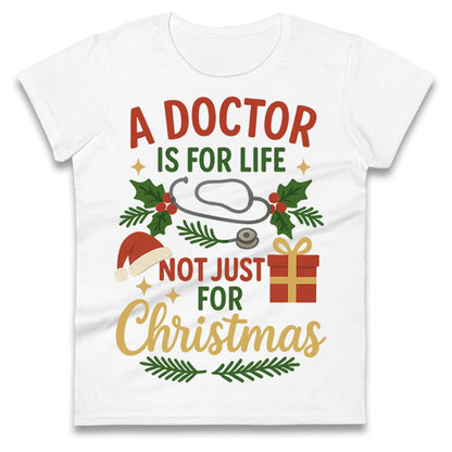 Doctor Christmas Ladies T Shirt
