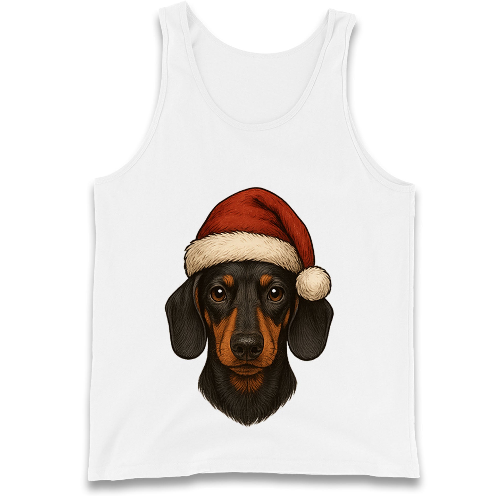 Dachshund Christmas Tank Top