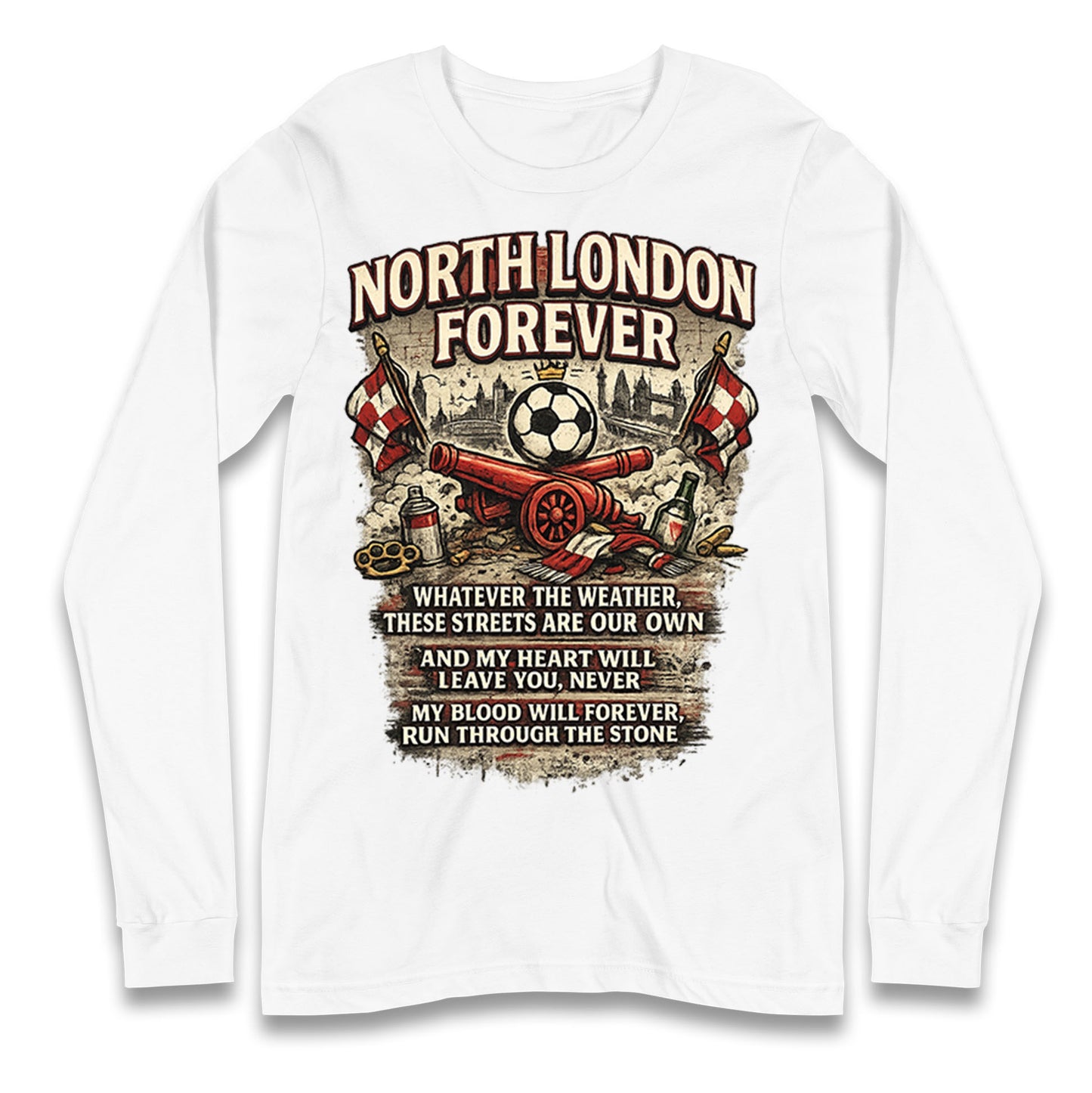 Arsenal North London Forever Longsleeve T Shirt