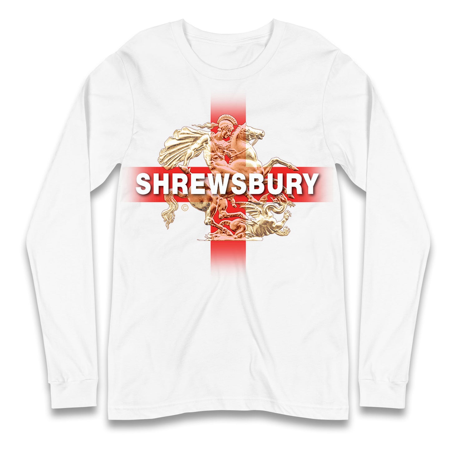 Shrewsbury St George & The Dragon Long Sleeve T Shirt