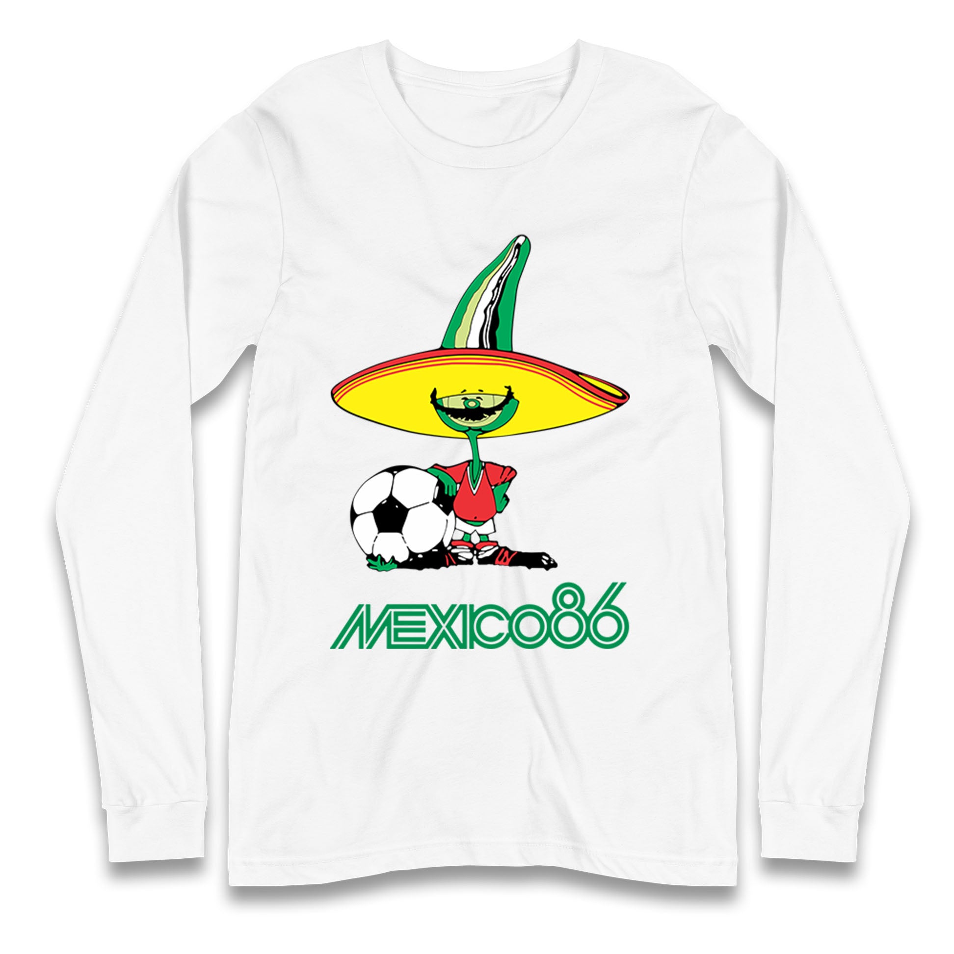 Mexico 86 Mascot Longsleeve T Shirt