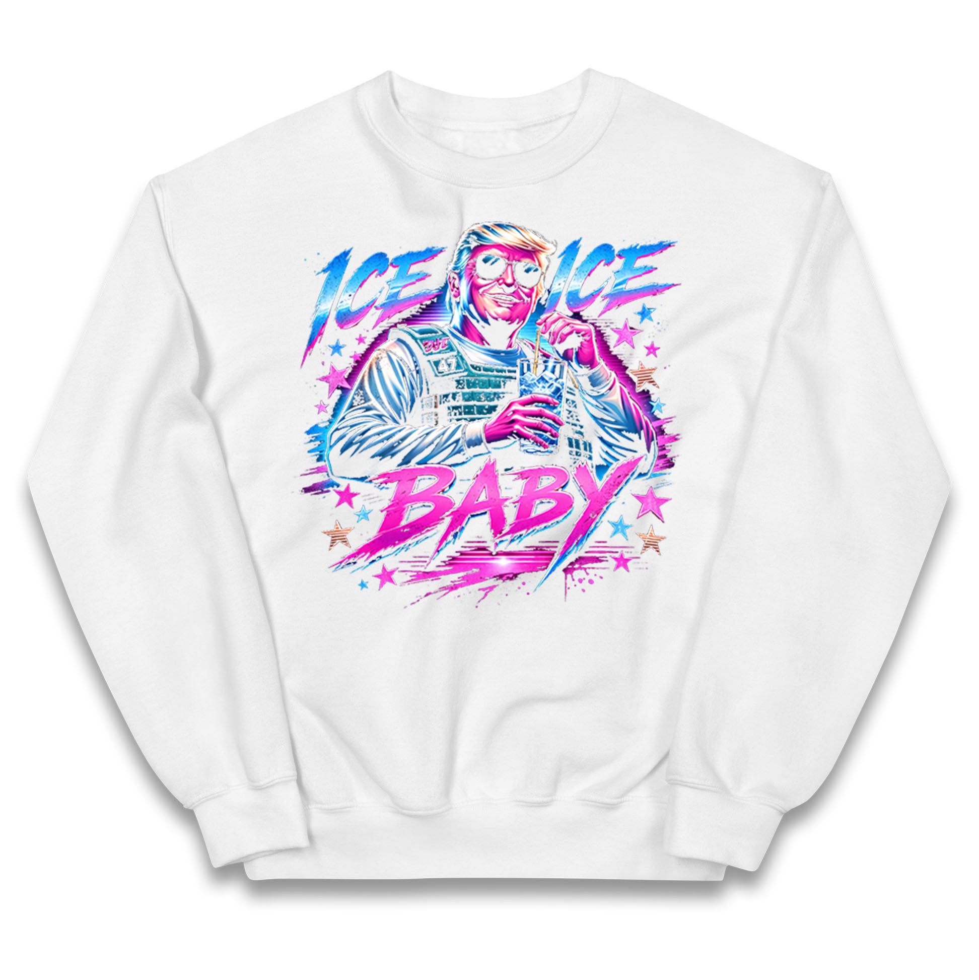 Donald Trump Ice Ice Baby Kids Jumper
