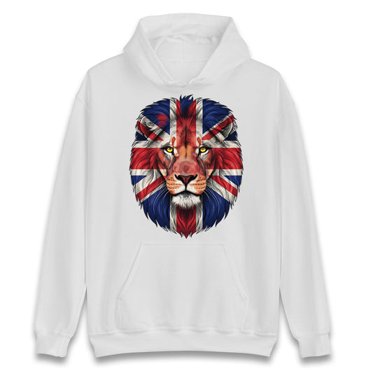 St George Flag Lion Hoodie