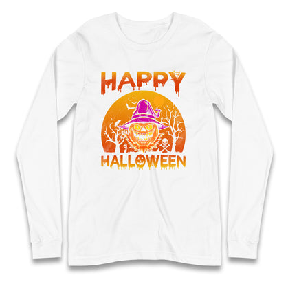 Happy Halloween Pumpkin Witch T Shirt
