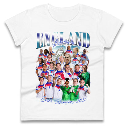 Englands Women Euro Winners 2025 Ladies Shirt