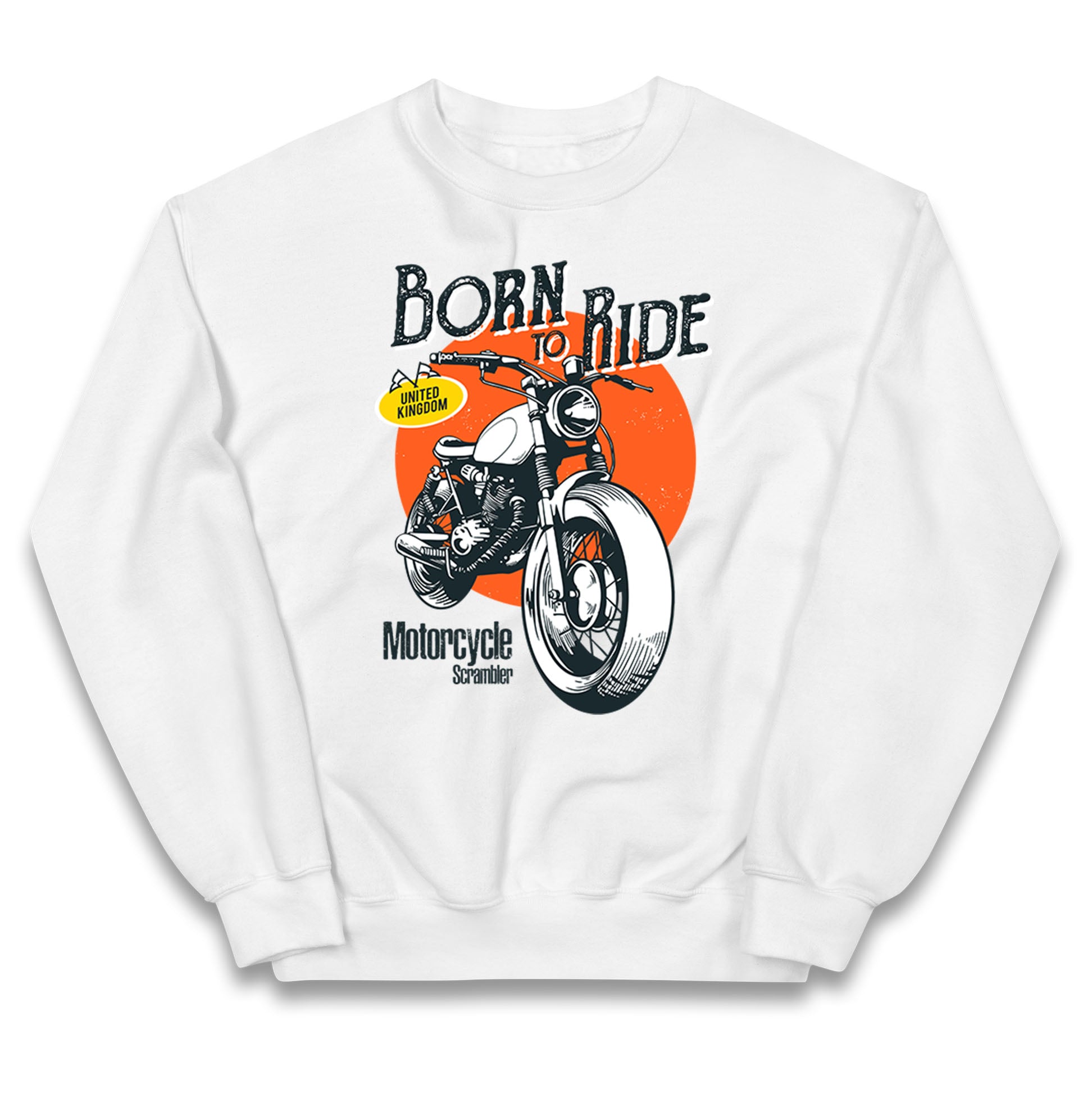 Born To Ride UK Kids Jumper