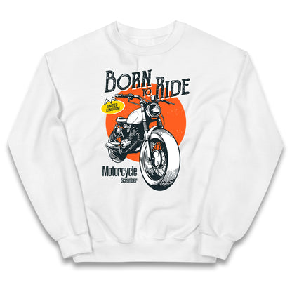 Born To Ride UK Kids Jumper