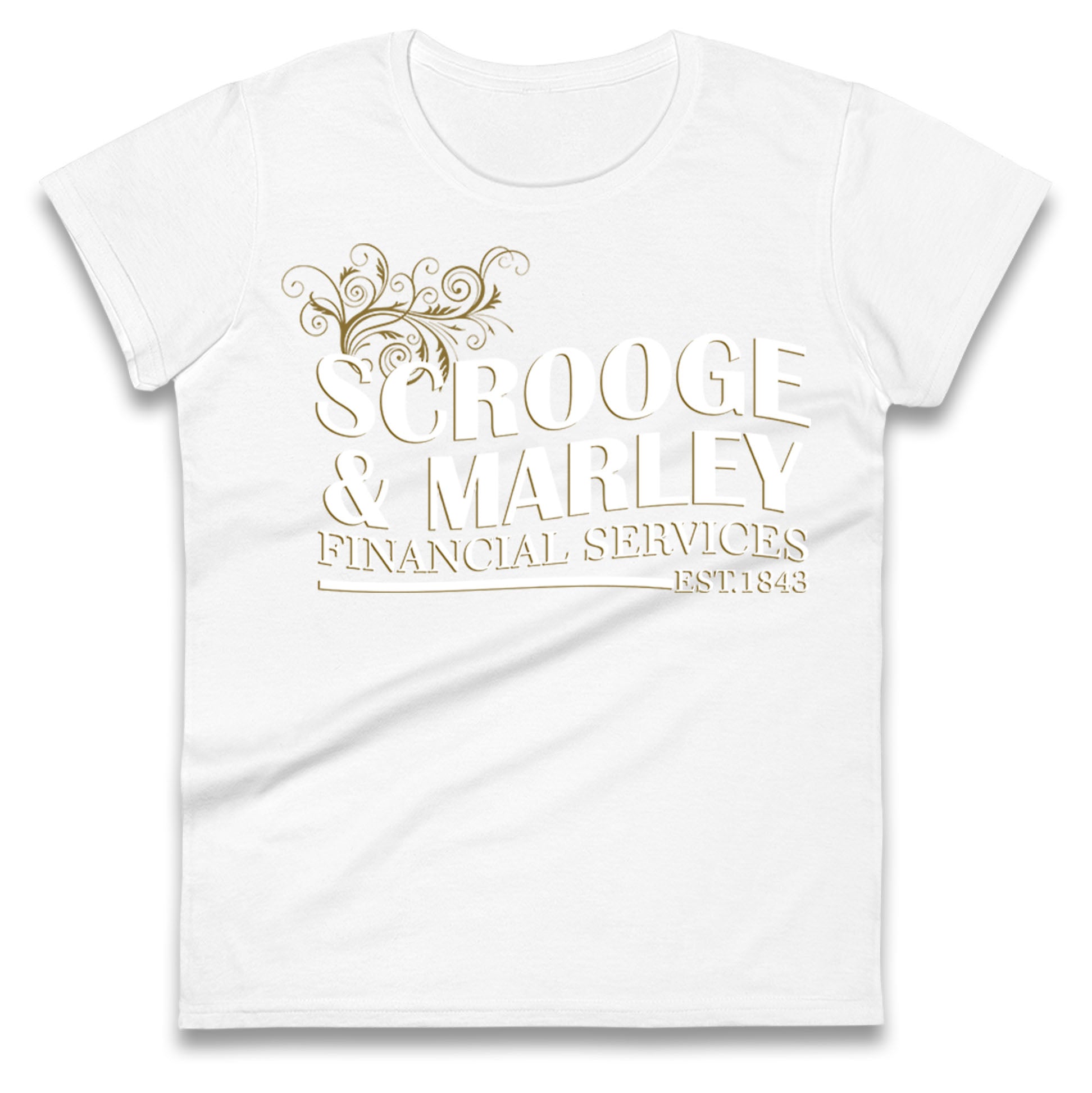 scrooge marley christmas womens top