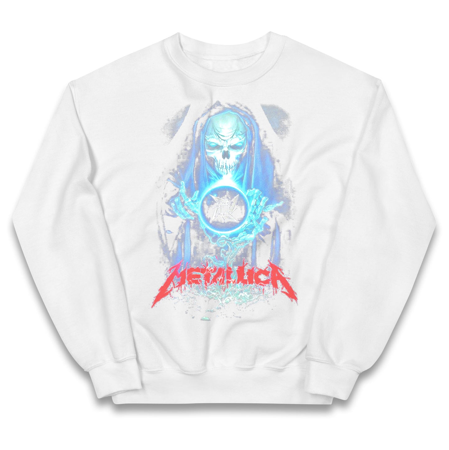 Metallica Skellington Sorcerer Kids Jumper