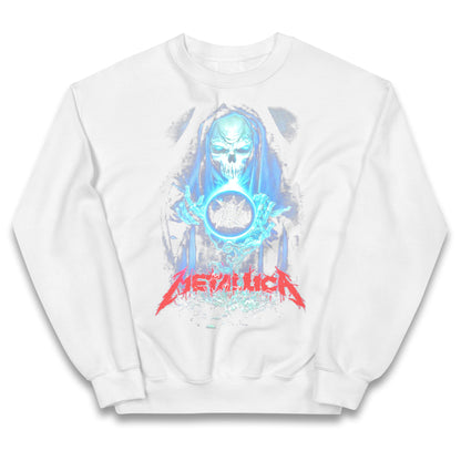 Metallica Skellington Sorcerer Kids Jumper