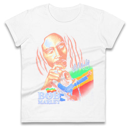 Bob Marley Iron Like A Lion Ladies T Shirt