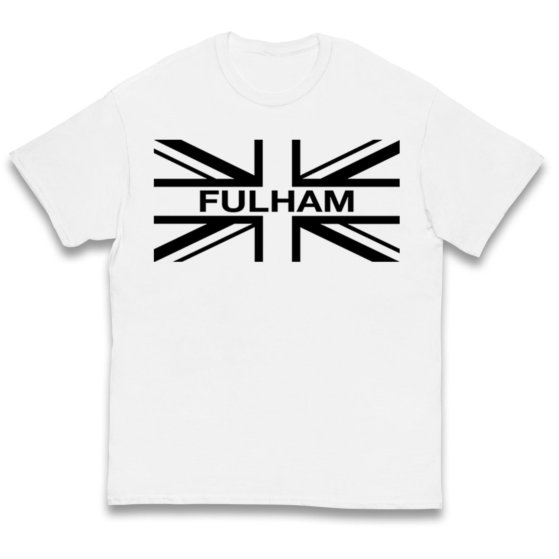 Fulham Football Flag Kids T Shirt