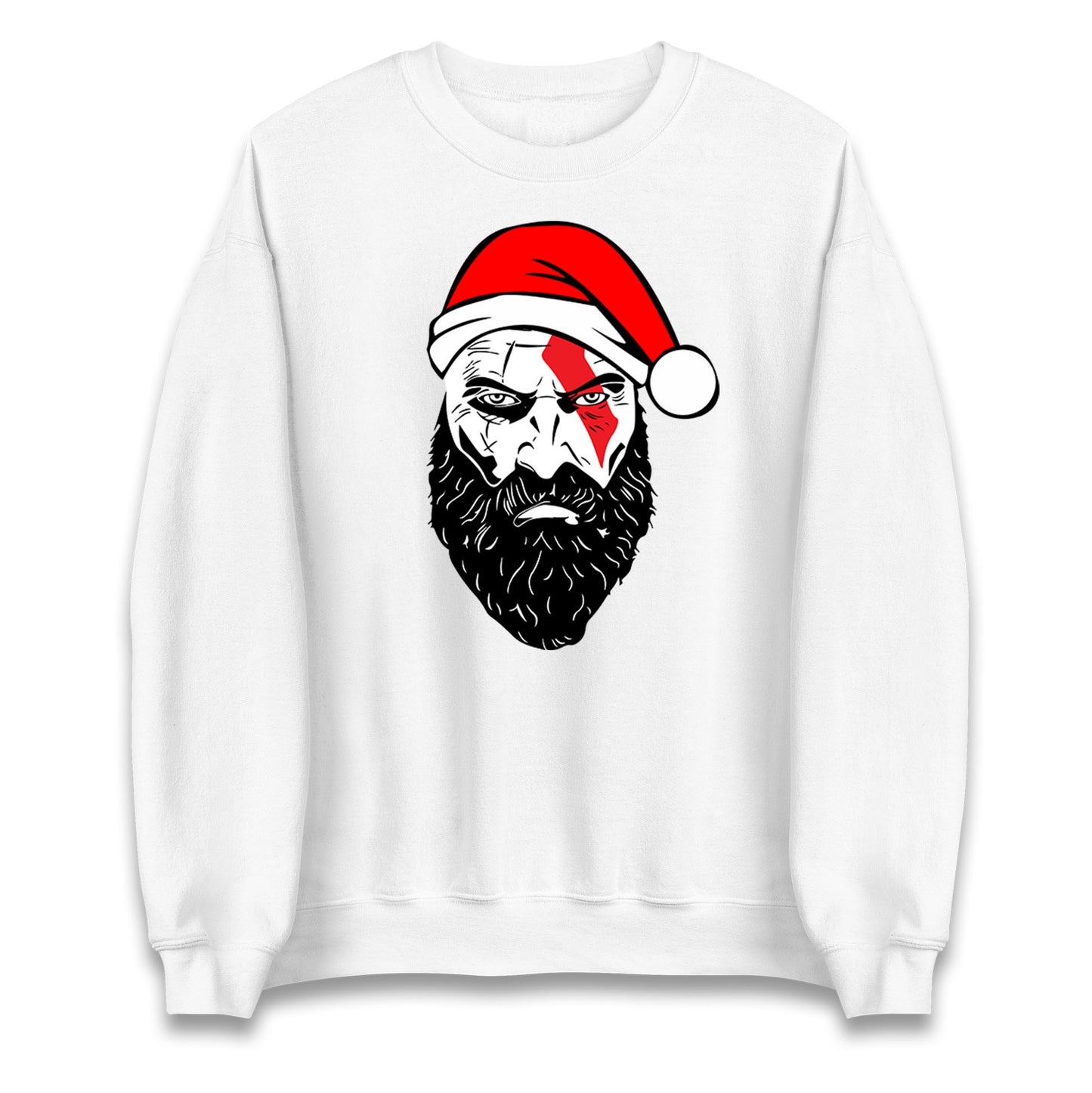 kratos christmas sweatshirt