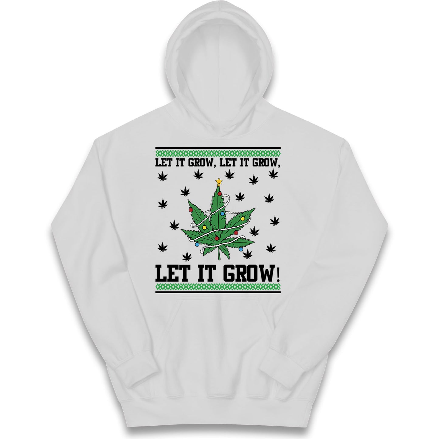 Cannabis Christmas Kids Hoodie