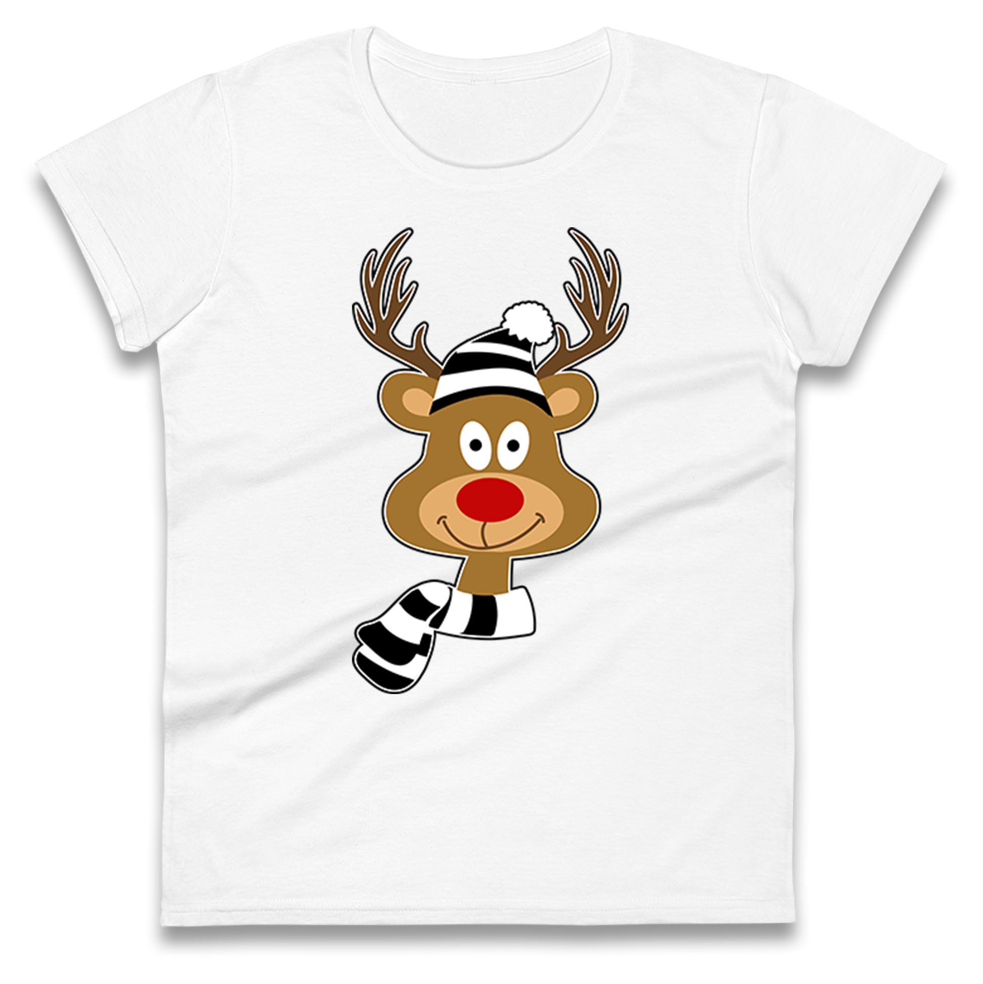 Grimsby Town Rudolph Christmas Ladies T Shirt 