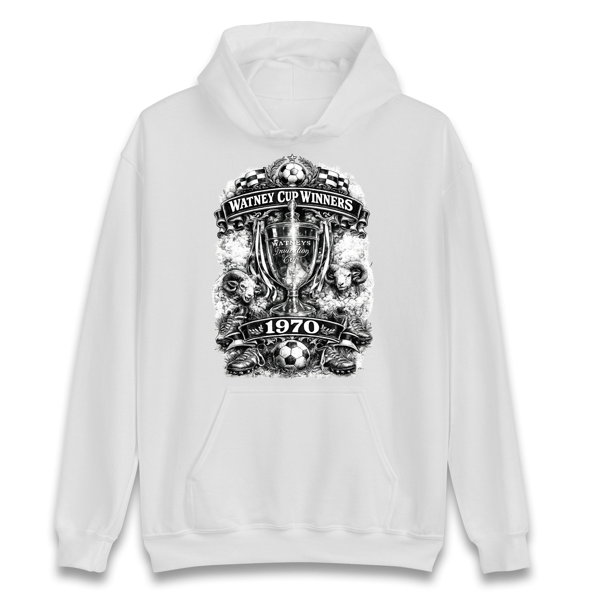 Retro Derby Watney Cup Winners 1970 Hoodie