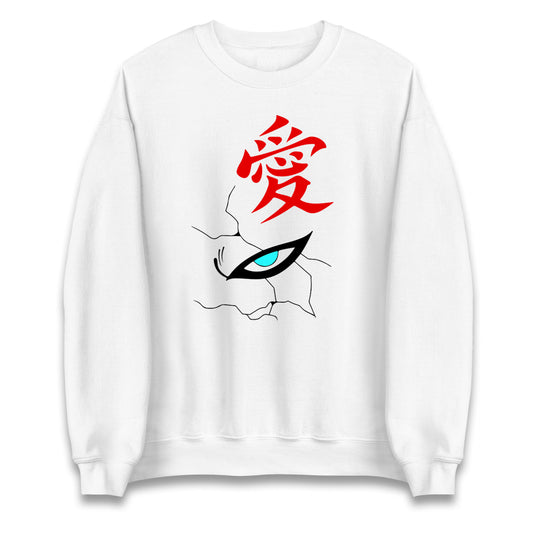 naruto shippuden gaara naruto face sweatshirt