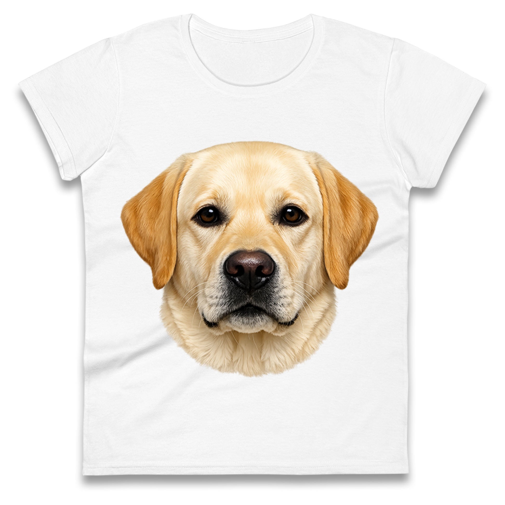 Labrador Dog Face Ladies T Shirt