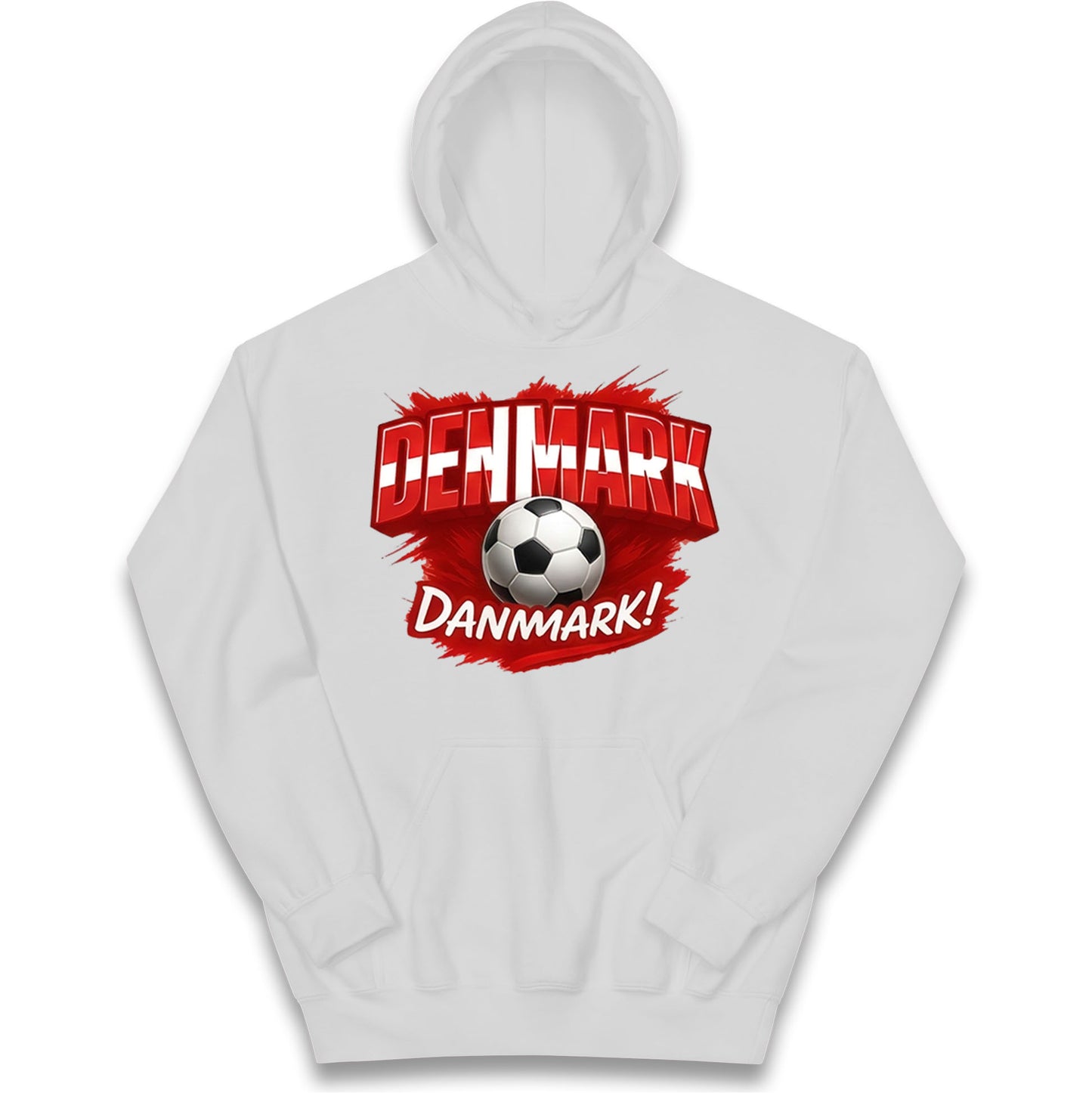 Denmark Retro World Cup Kids Hoodie