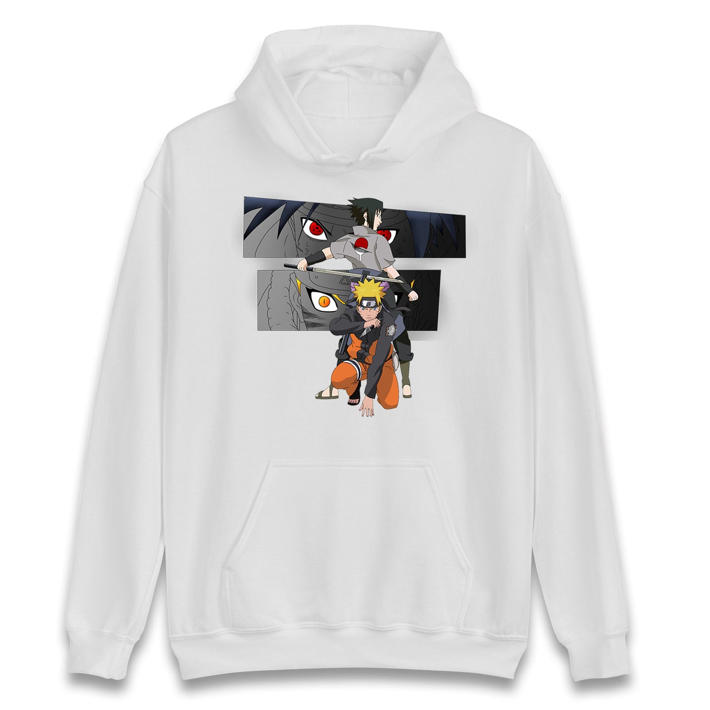 naruto and sasuke uchiha hoodie