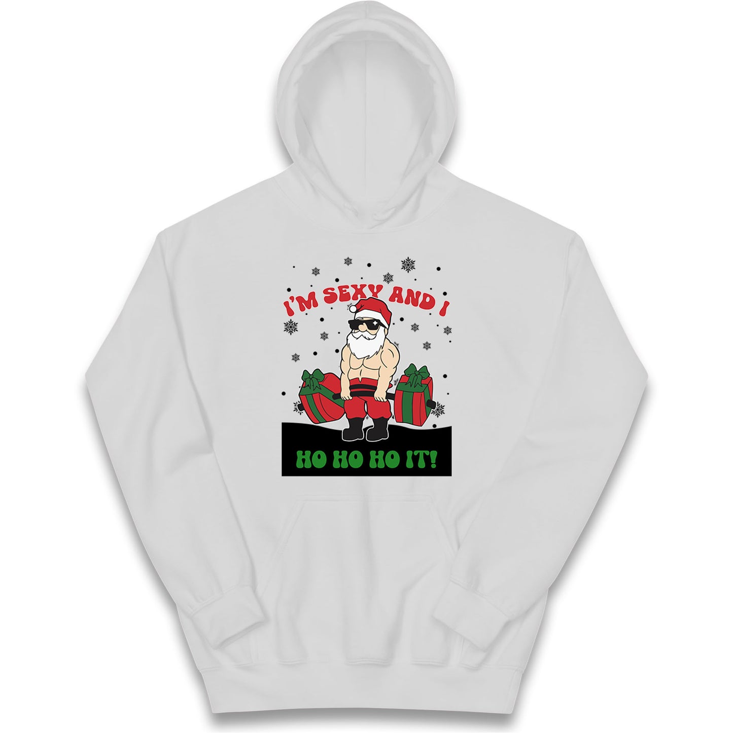 Santa Claus Ho Ho Ho Kids Hoodie