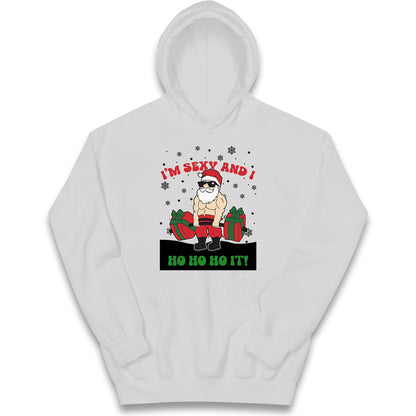 Santa Claus Ho Ho Ho Kids Hoodie