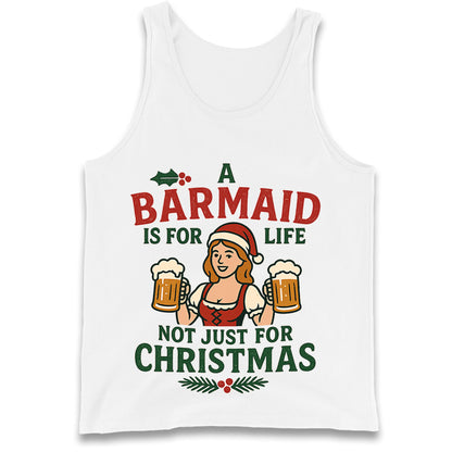 Barmaid Xmas Tank Top