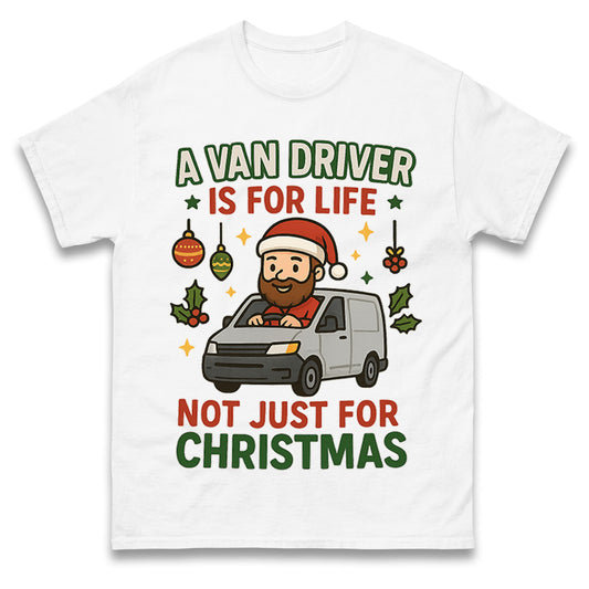 Van Driver Christmas T Shirt