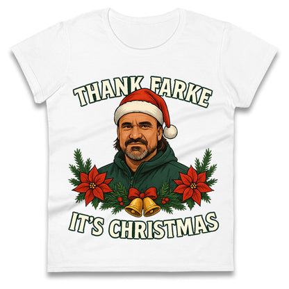 Leeds Utd Christmas Ladies T Shirt