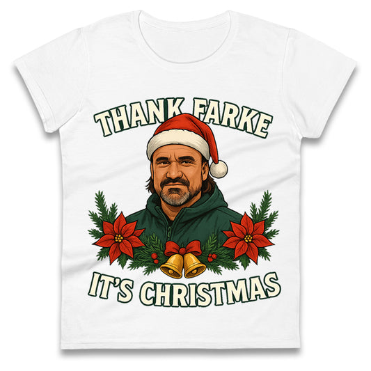 Leeds Utd Christmas Ladies T Shirt