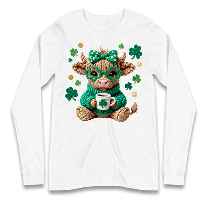 Cute Cow St Patrick Longsleeve Tee