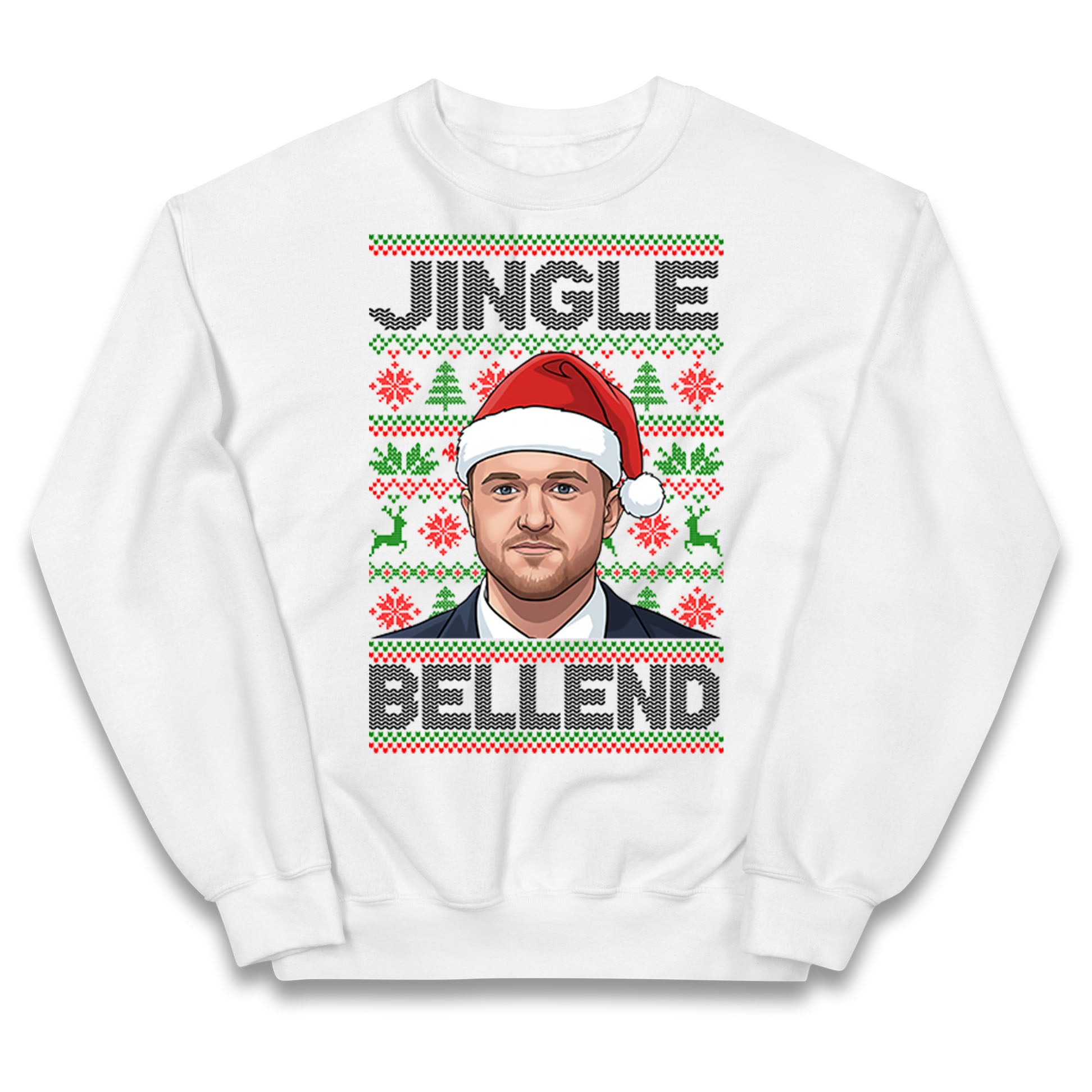 Tommy Robinson Jingle Bell Kids Jumper
