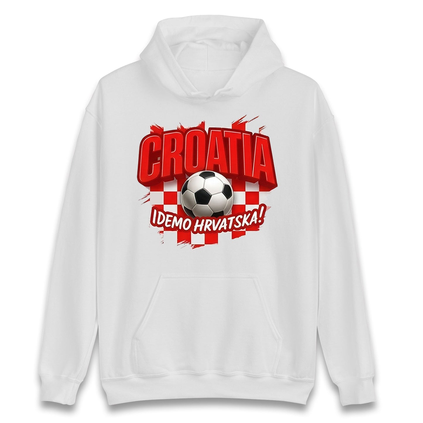Croatia Retro World Cup Hoodie