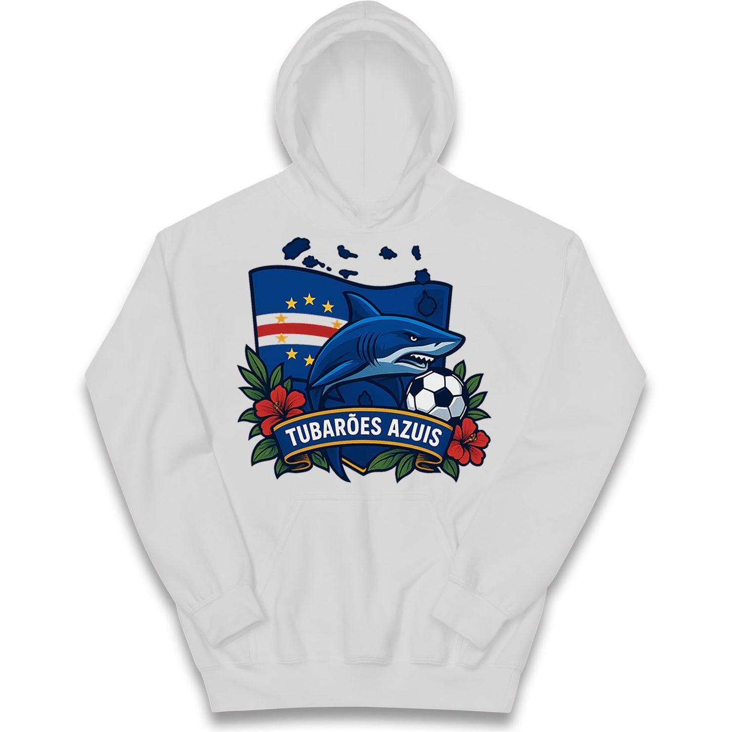 Cape Verde Football Kids Hoodie 