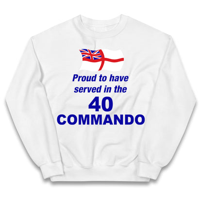 40 Commando Royal Marines Kids Jumper